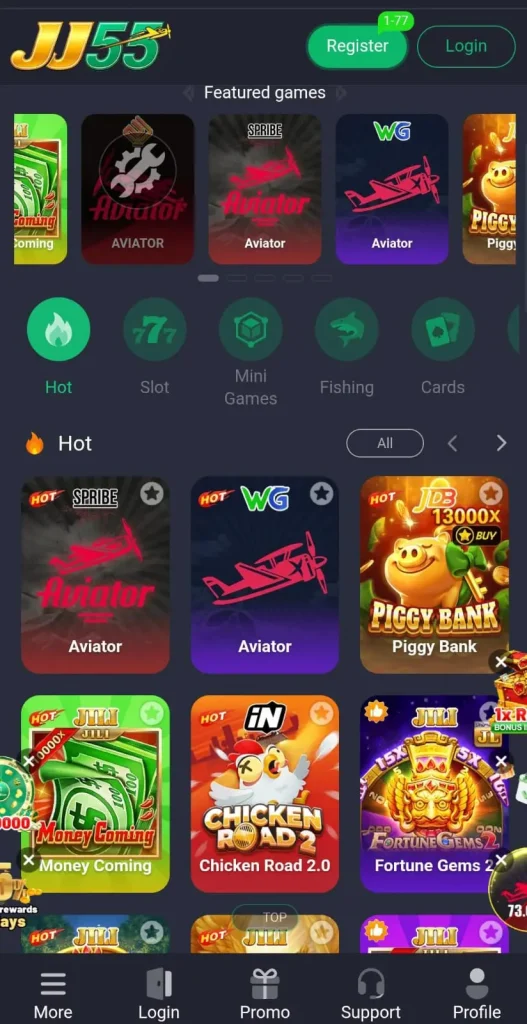 JJ55 lobby